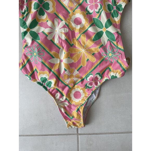 Kenny Flowers Swim One Piece Swimsuit Cut Out The Acapulco - Picture 3 of 12